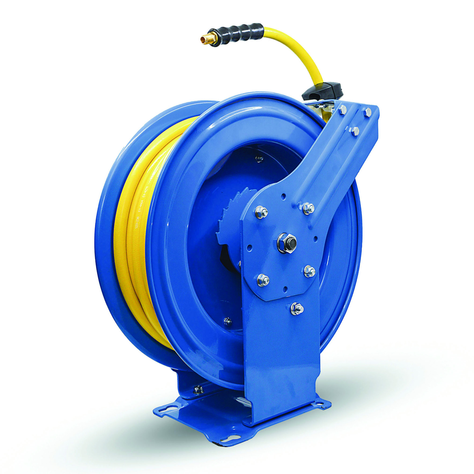 OilShield, Rubber Air Hose Reel DA Assembly 1/2in.x100ft., Hose Diameter 1/2 in, Hose Length 100 ft, Model# OSRDA12100